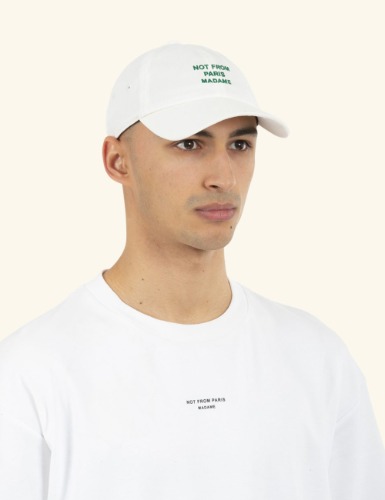 NFPM SLOGAN CAP_WHITE