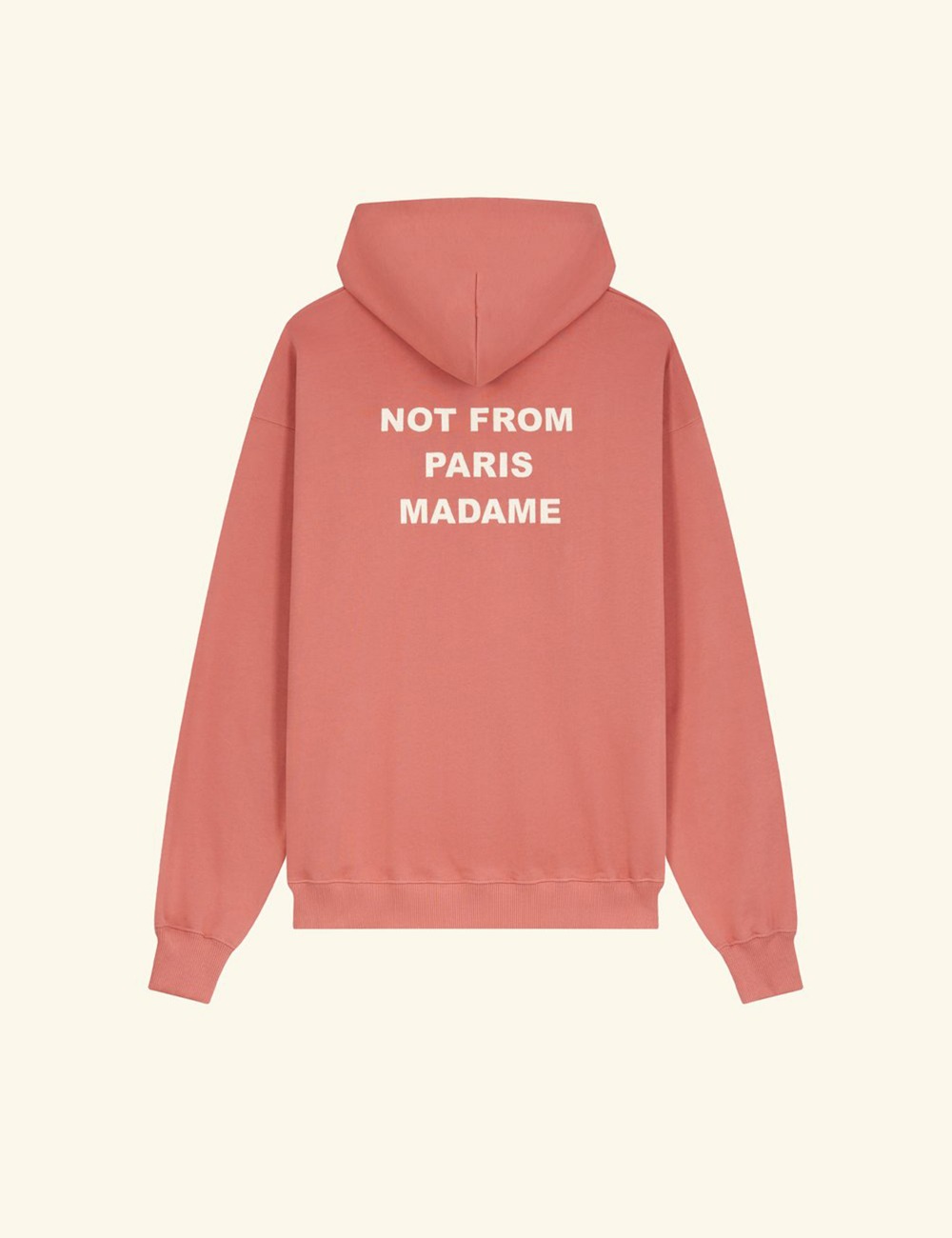 LE HOODIE SLOGAN_SCARLET