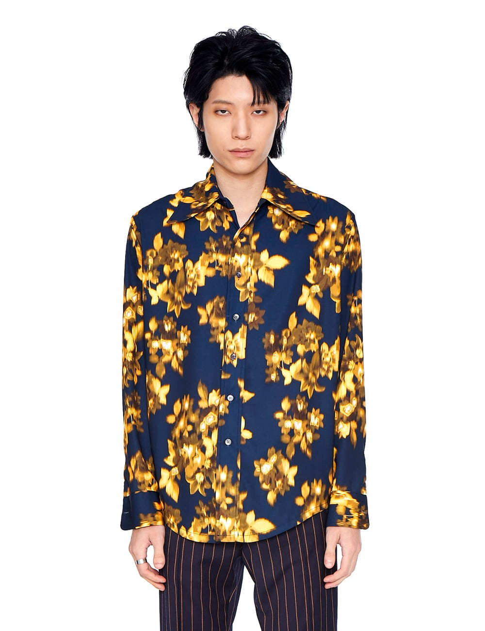 CLASSIC L/S SHIRTS_YELLOW FLOWER