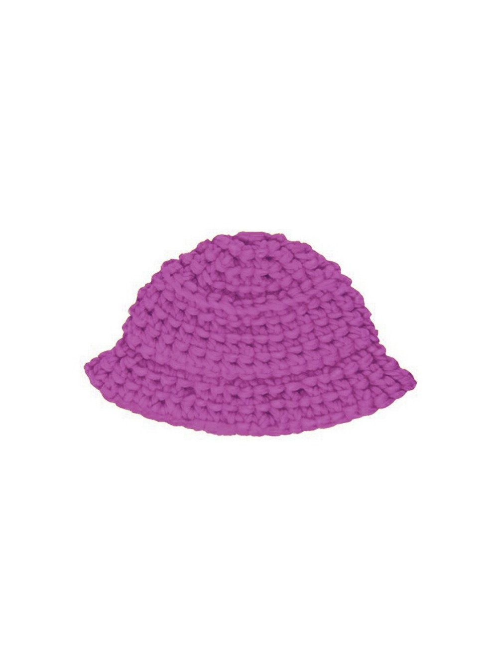 HAND KNITTED WOOL PANAMA_PURPLE