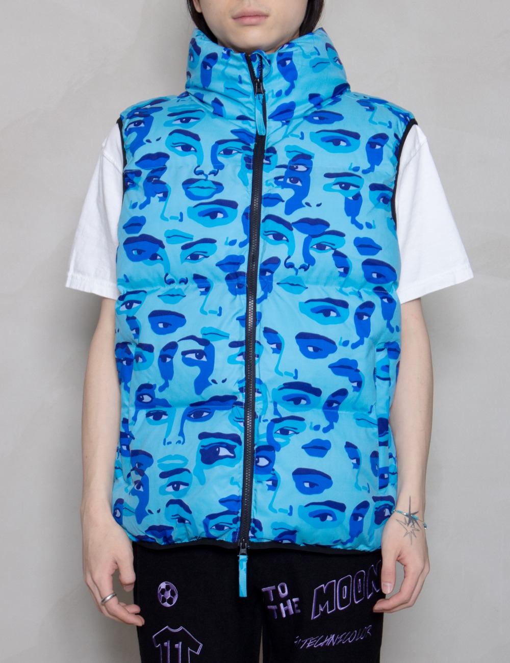 FACE CAMO BLUE PUFFER_BLUE