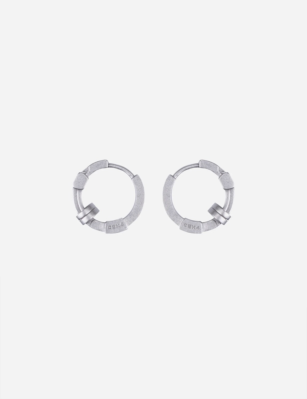 SILVER STEREOSCOPIC EARRINGS