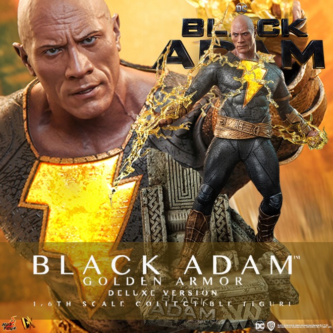 [잔금결제전용][5월 22일 입고예정] 핫토이 DX31 1/6 블랙 아담(골든 아머) 디럭스 버전 Hot Toys DX31 Black Adam - 1/6th scale Black Adam (Golden Armor)(Deluxe Version)