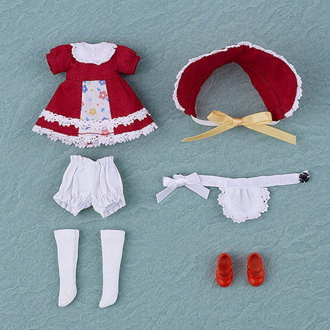 [입고완료][23년 11월 16일 출시] 넨도로이드돌 아웃핏 세트: 올드 패션드 드레스(붉은색) - 굿스마일 총판 직영샵