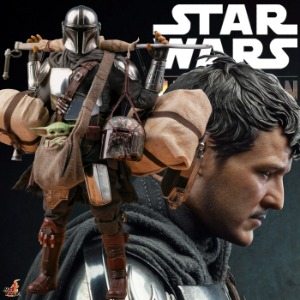 [입고완료]핫토이 TMS052 1/6 스타워즈 더 만달로리안&amp;그로구 세트(디럭스버전) Hot Toys TMS052 Star Wars The Mandalorian &amp; Grogu Set (Deluxe Ver)