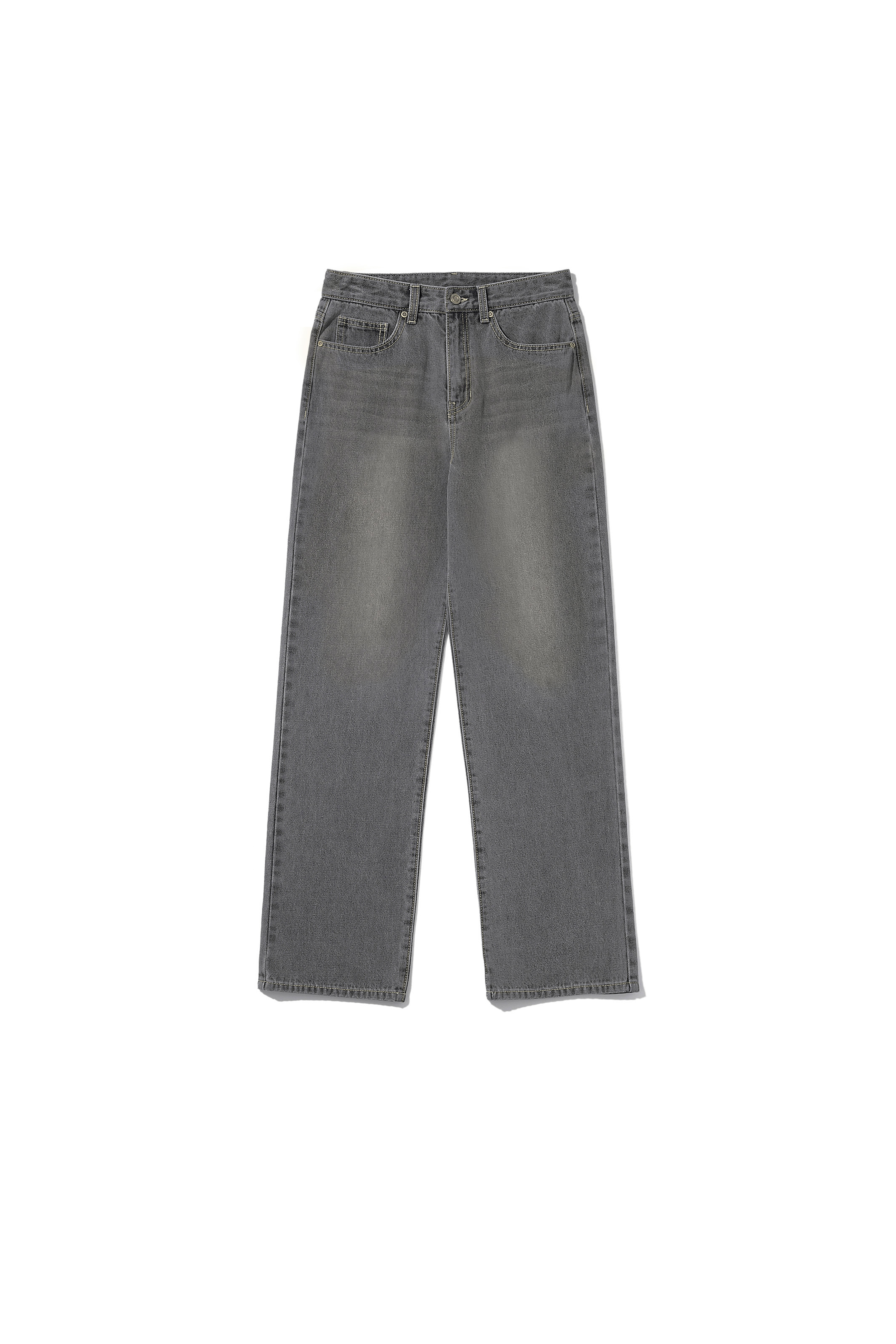 Jeans Midrise  Straight Fit Tin Grey