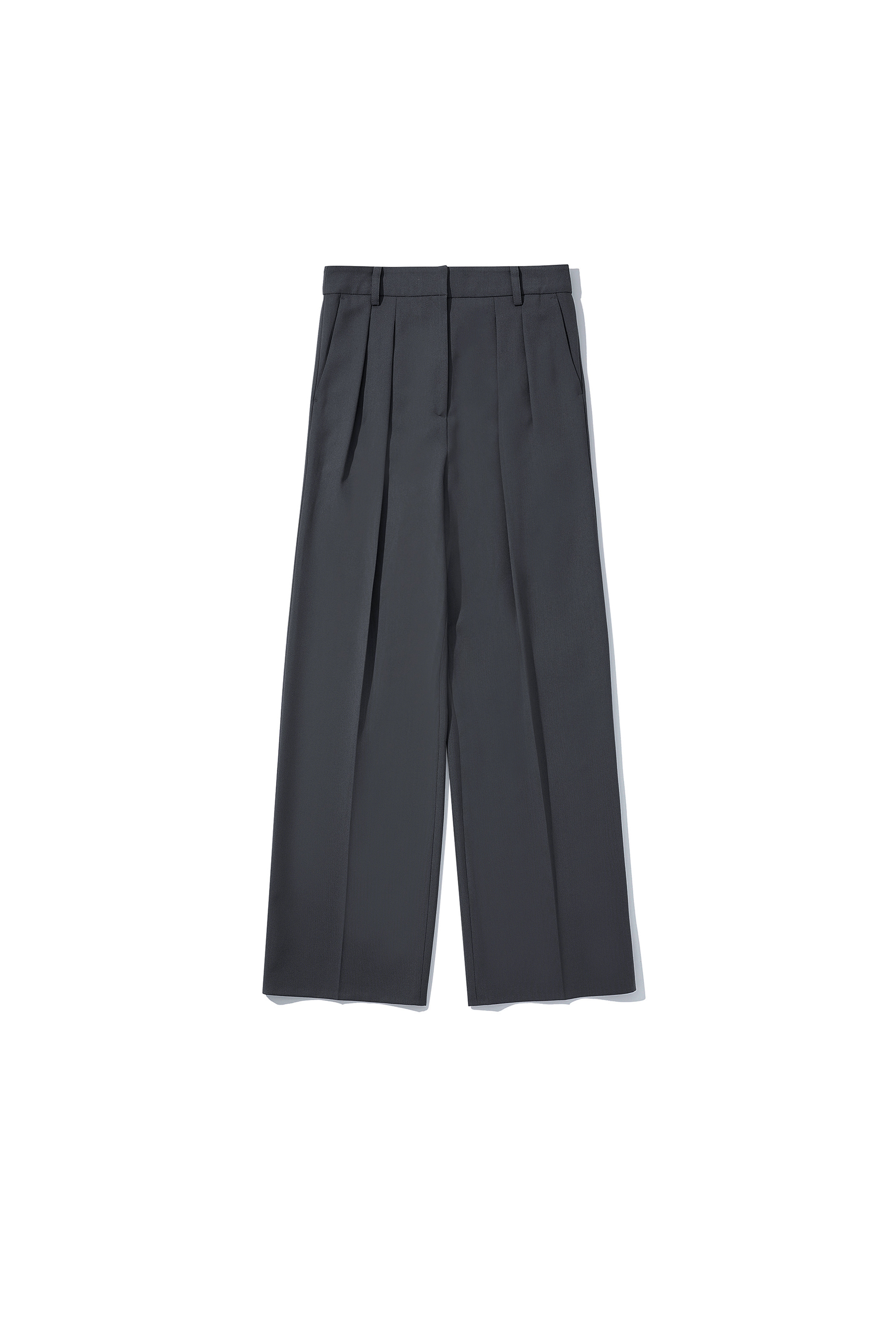 Loose Fit Two-tuck Slacks (Spring ver.) Ash