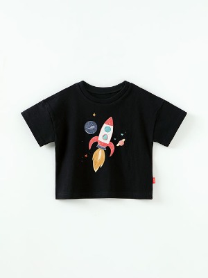우주탐험 반팔 아트웍 티셔츠