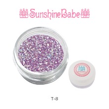 Sunshine Babe 글리터 파우더 2g T-8 블루 퍼플