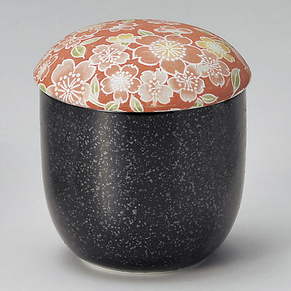 17237-469 / 핑크 벚꽃 작은 찜 / 7.6×6㎝・160㏄ /  일본그릇