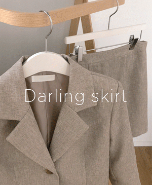 Darling skirt  - 투피스 제작🌱[세트,단품구매가능해요♥]세트가세일적용이벤트 !