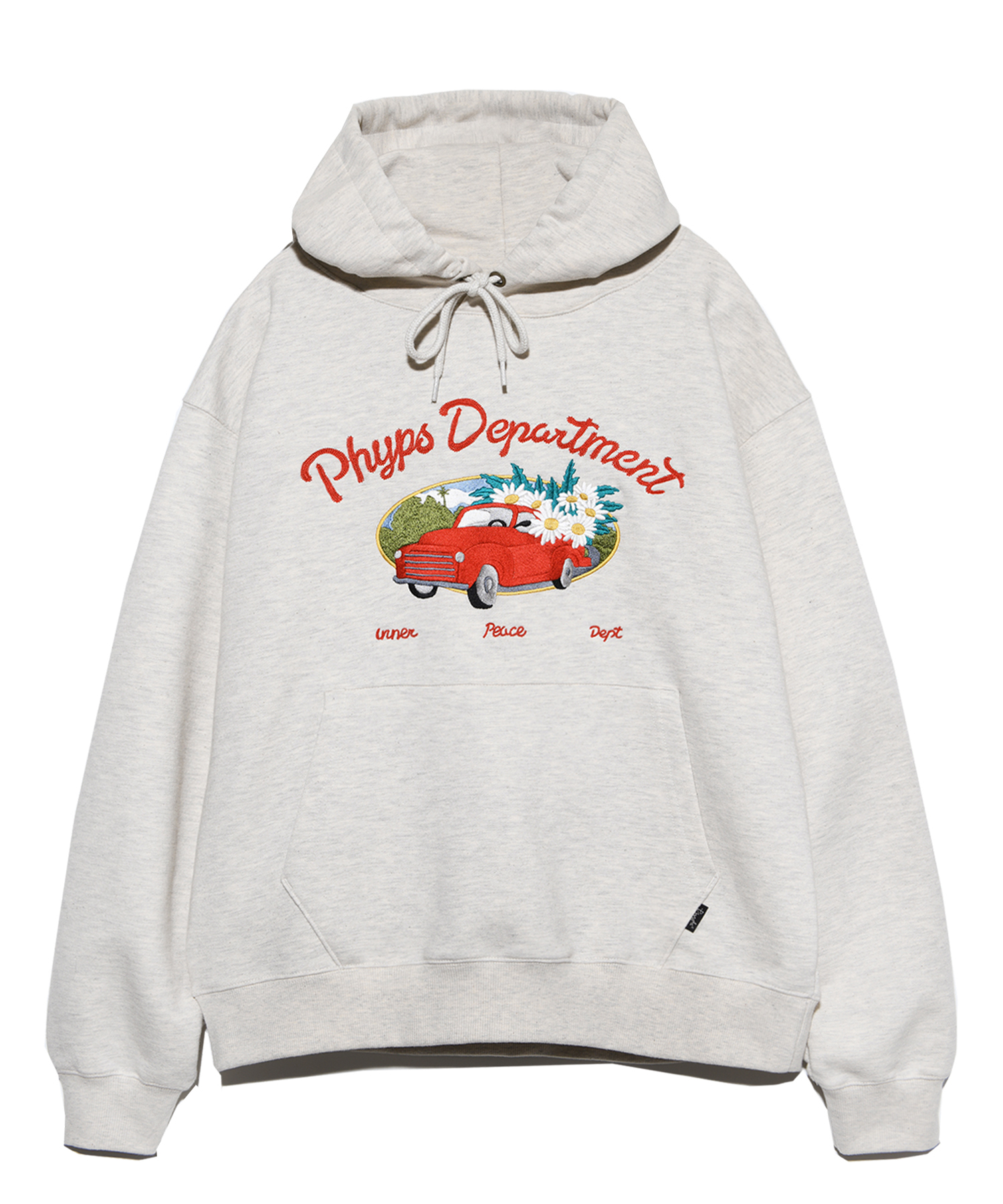 PHYPS® FLOWER DELIVERY HOODIE OATMEAL