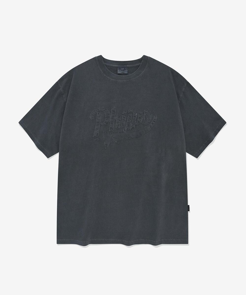 STAR TAIL LOGO SS PG BLUE CHARCOAL