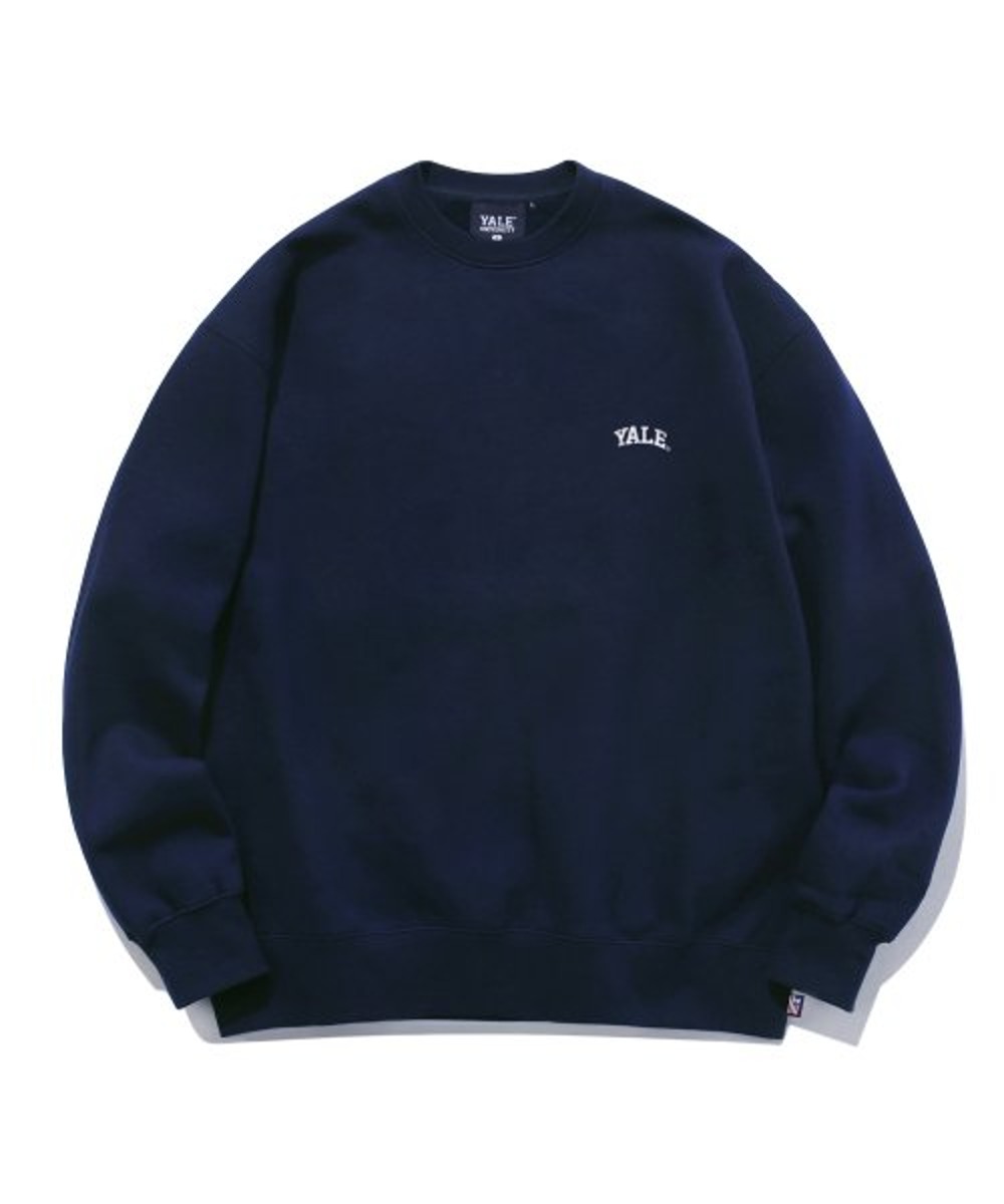 (24SS) [ONEMILE WEAR] SMALL ARCH CREWNECK NAVY