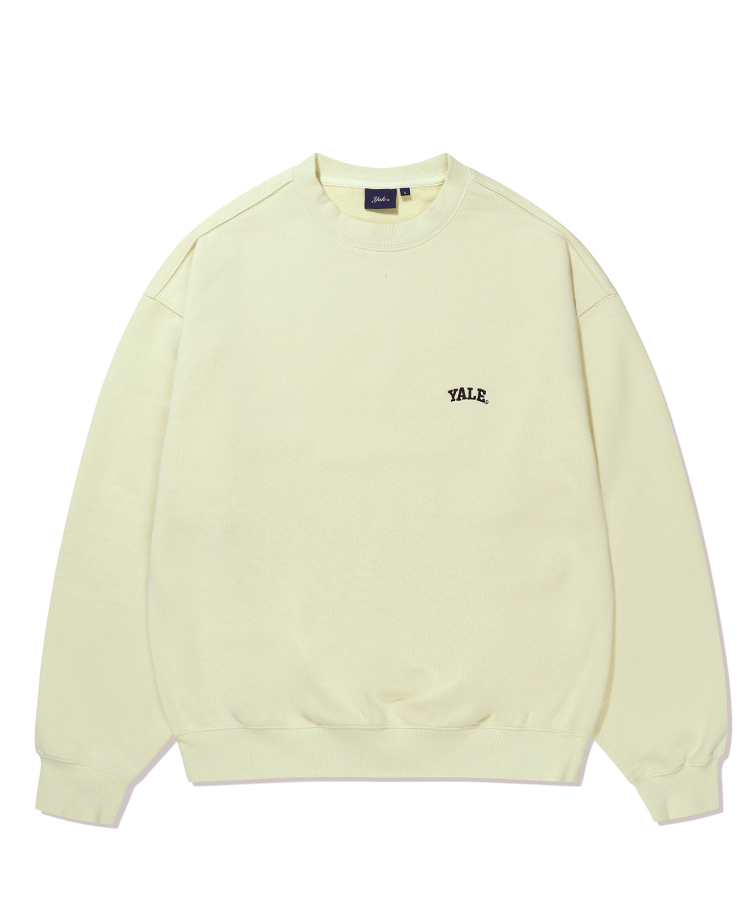 (23FW) [ONEMILE WEAR] SMALL ARCH CREWNECK LIGHT YELLOW