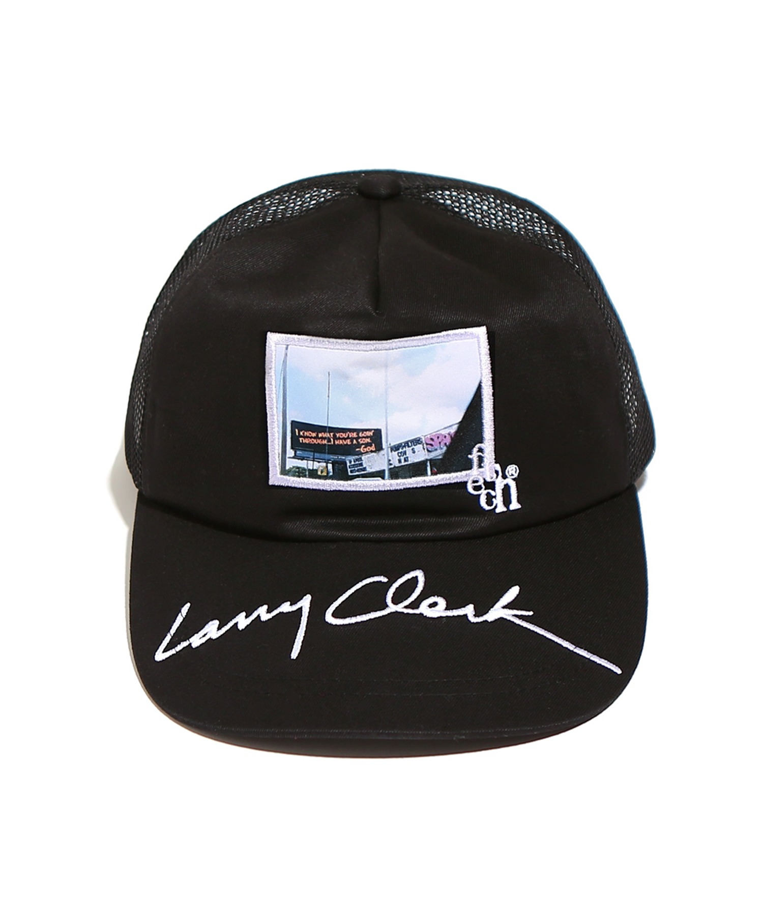 FETCH® X LARRY CLARK MESH CAP BLACK