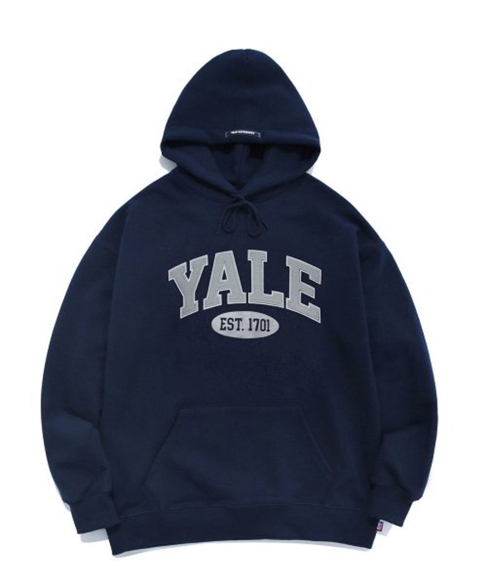 2 TONE ARCH HOODIE NAVY