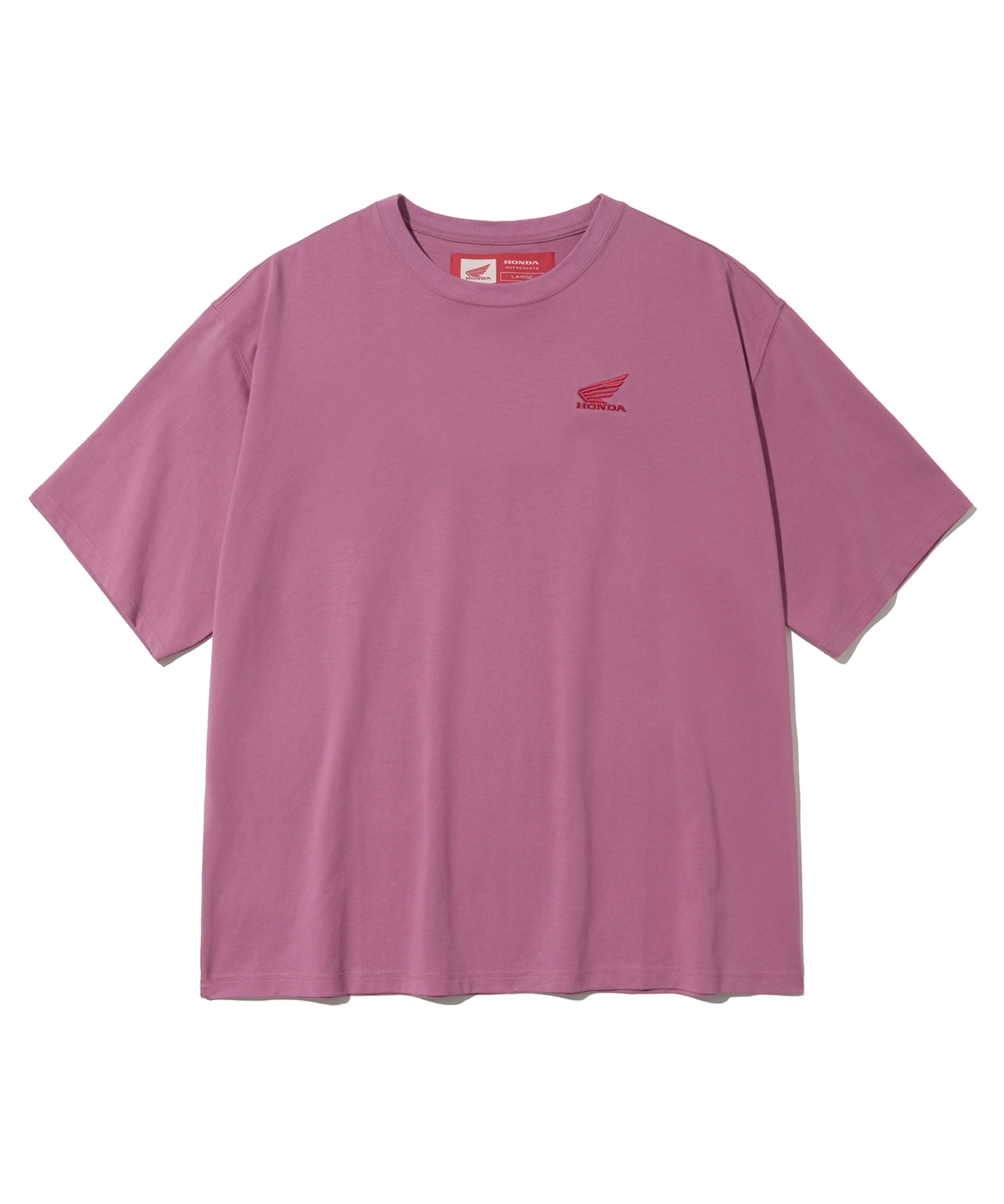 Honda Original Wing Small logo T-shirt Dark pink