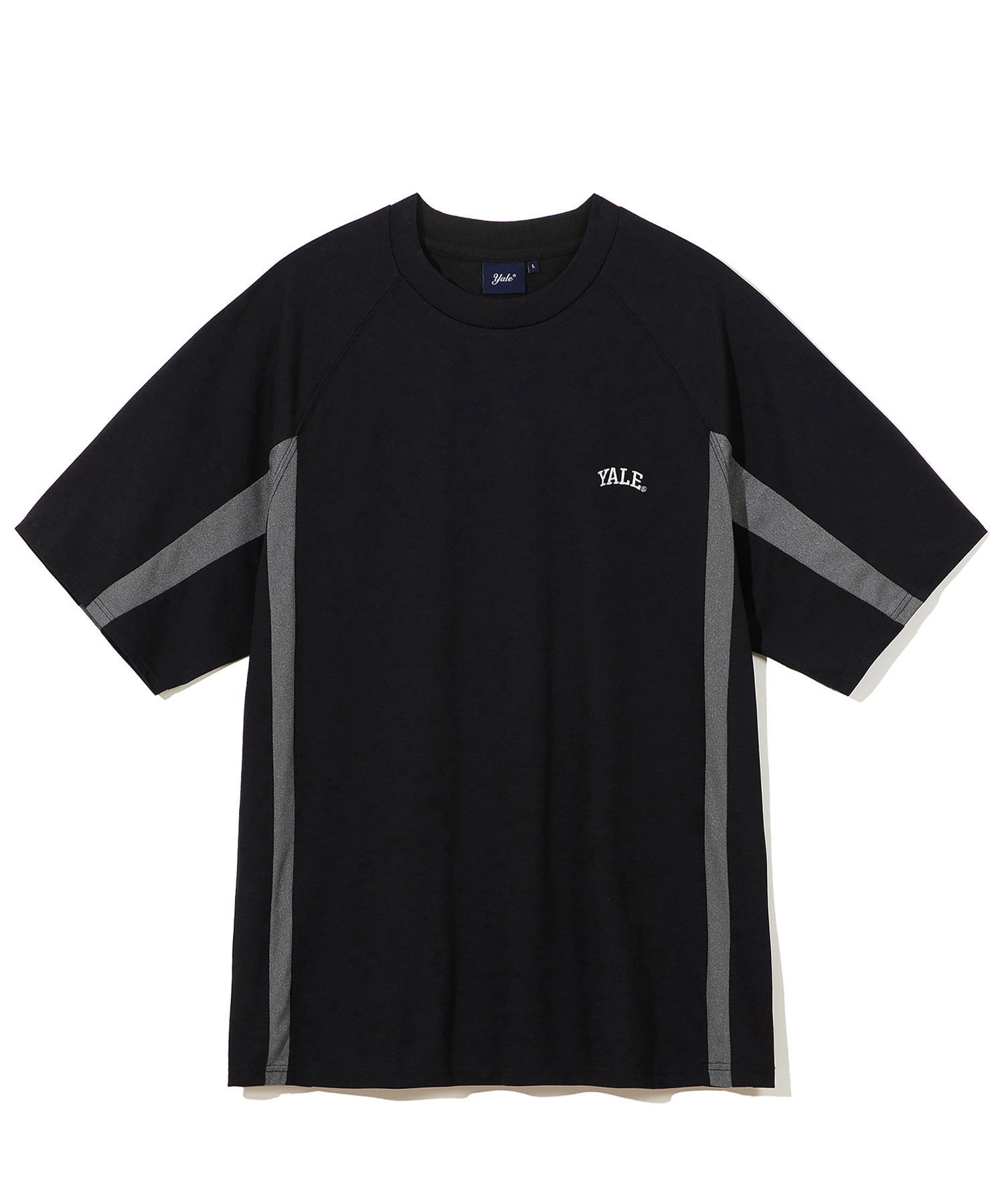 [ONEMILE WEAR] MESH MIXED SPORTS TEE BLACK
