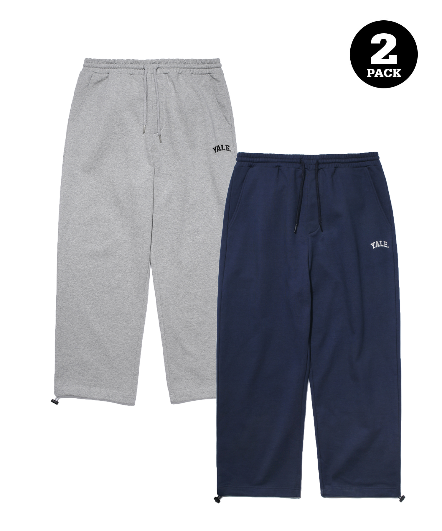 (24SS) [ONEMILE WEAR] 2PACK SWEAT STRING PANTS GRAY / NAVY