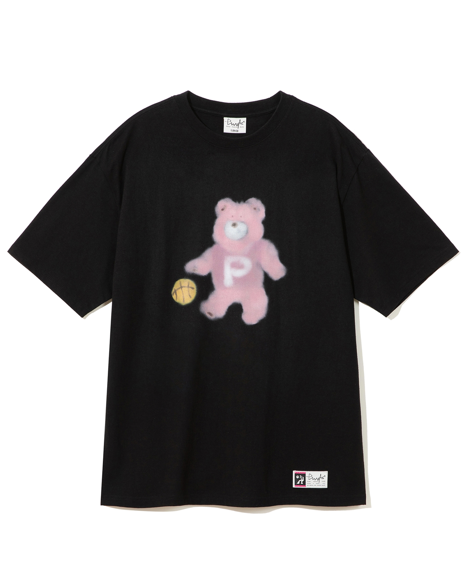 PHYPS® WATER COLOR BEAR SS BLACK