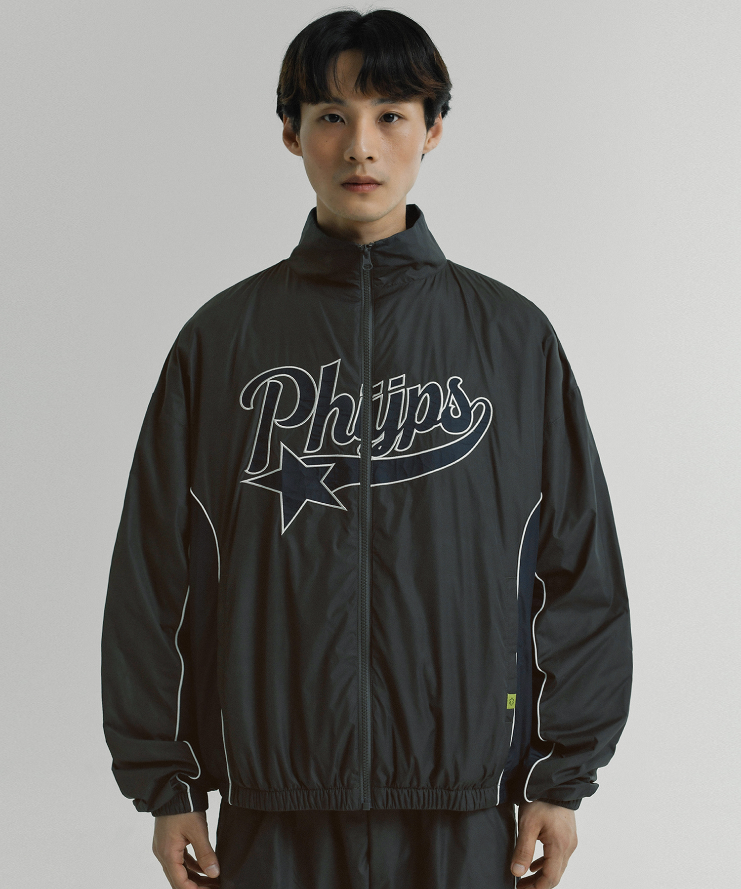 PHYPS® STAR TAIL TRACK JACKET CHARCOAL