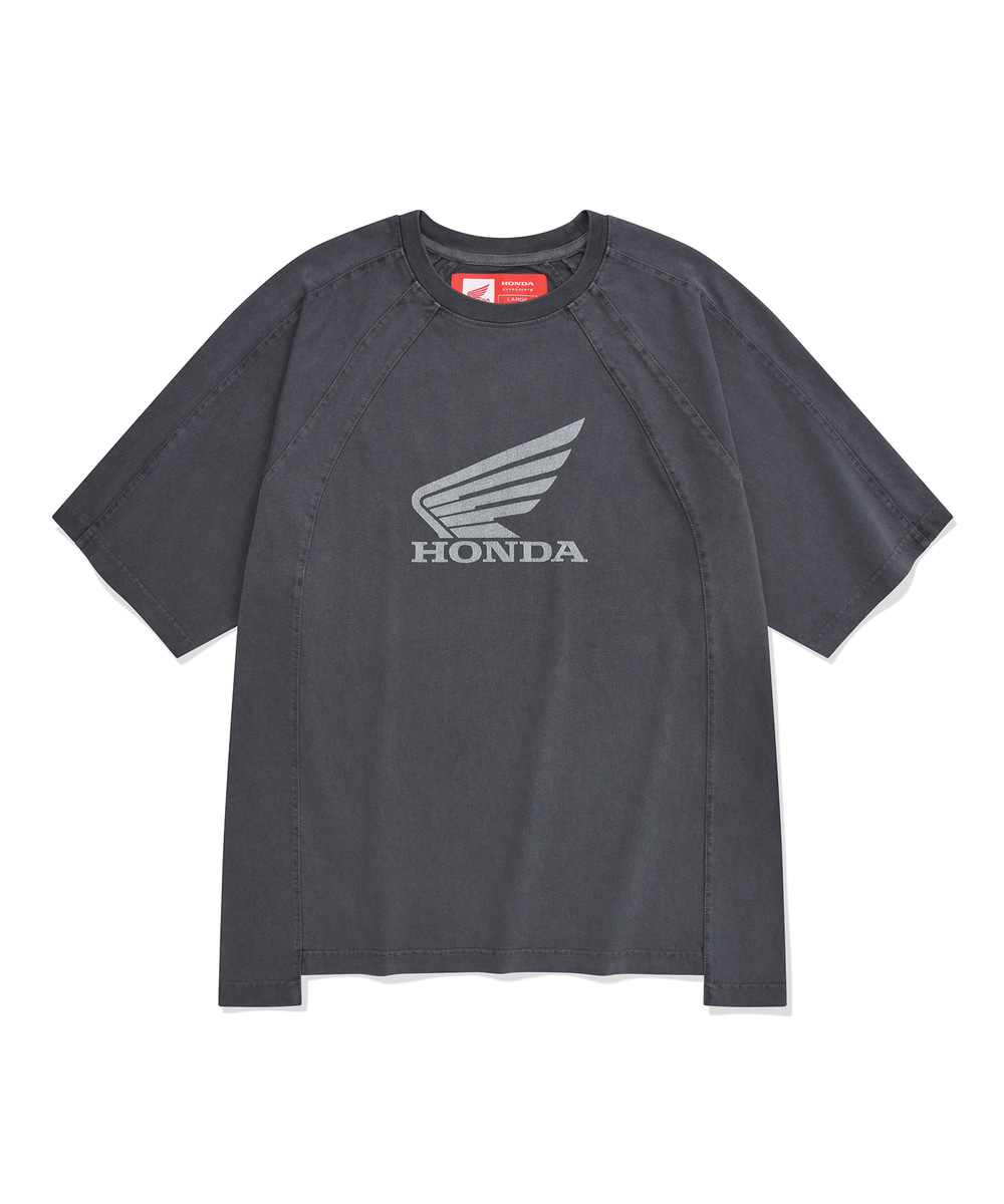 Honda Vintage Cutoff T-shirt PG Blue Charcoal