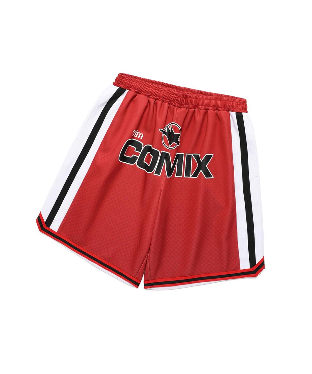 COMIX BOLD LOGO SHORTS RED