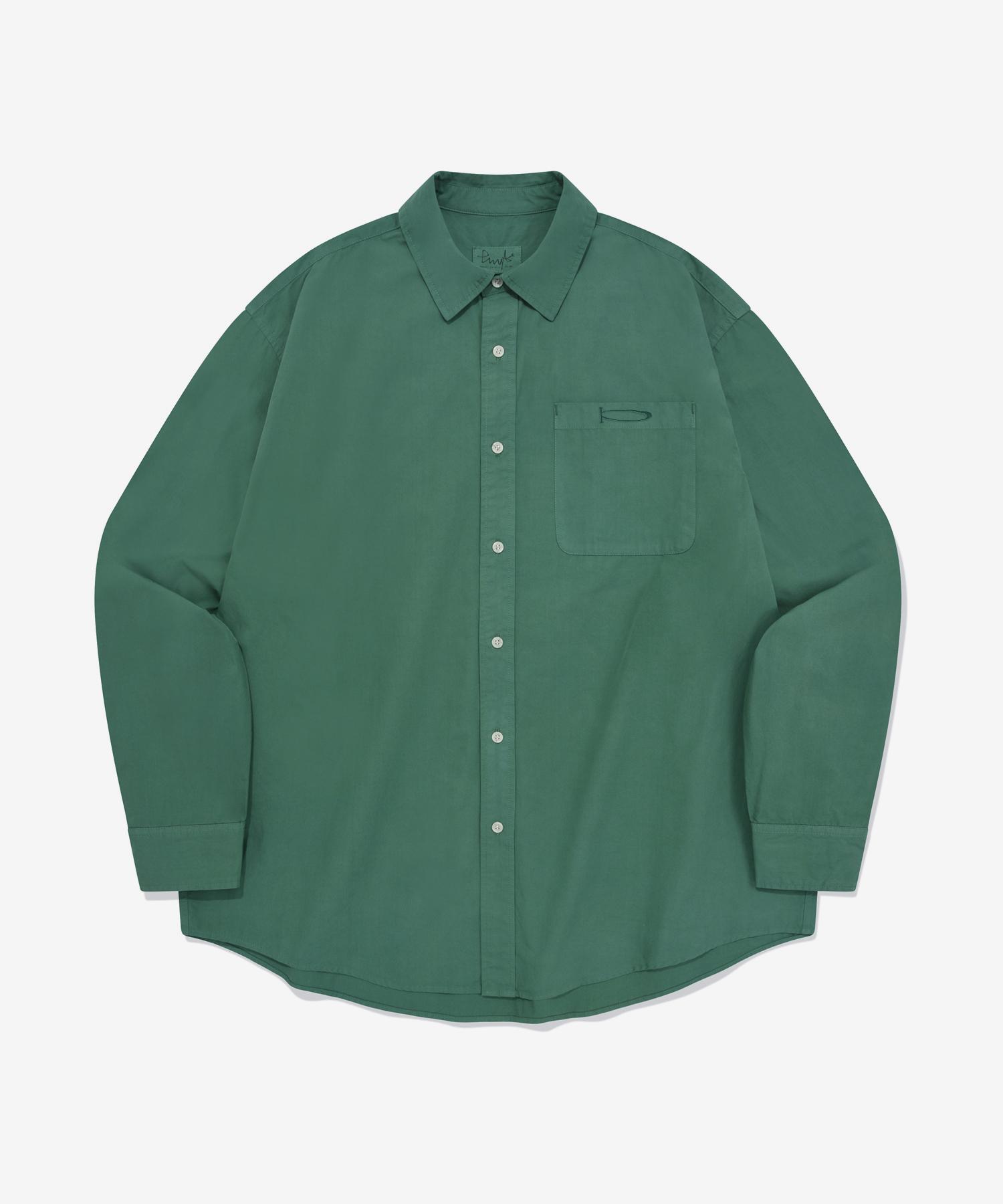P-ACTIVE OVER-FIT SHIRT GREEN