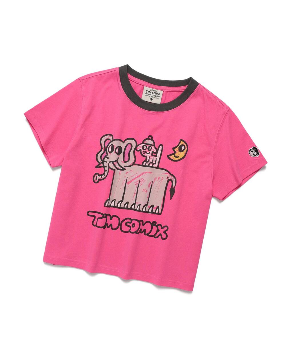 [CROP] DADITO WITH ELEPHANT SS PINK
