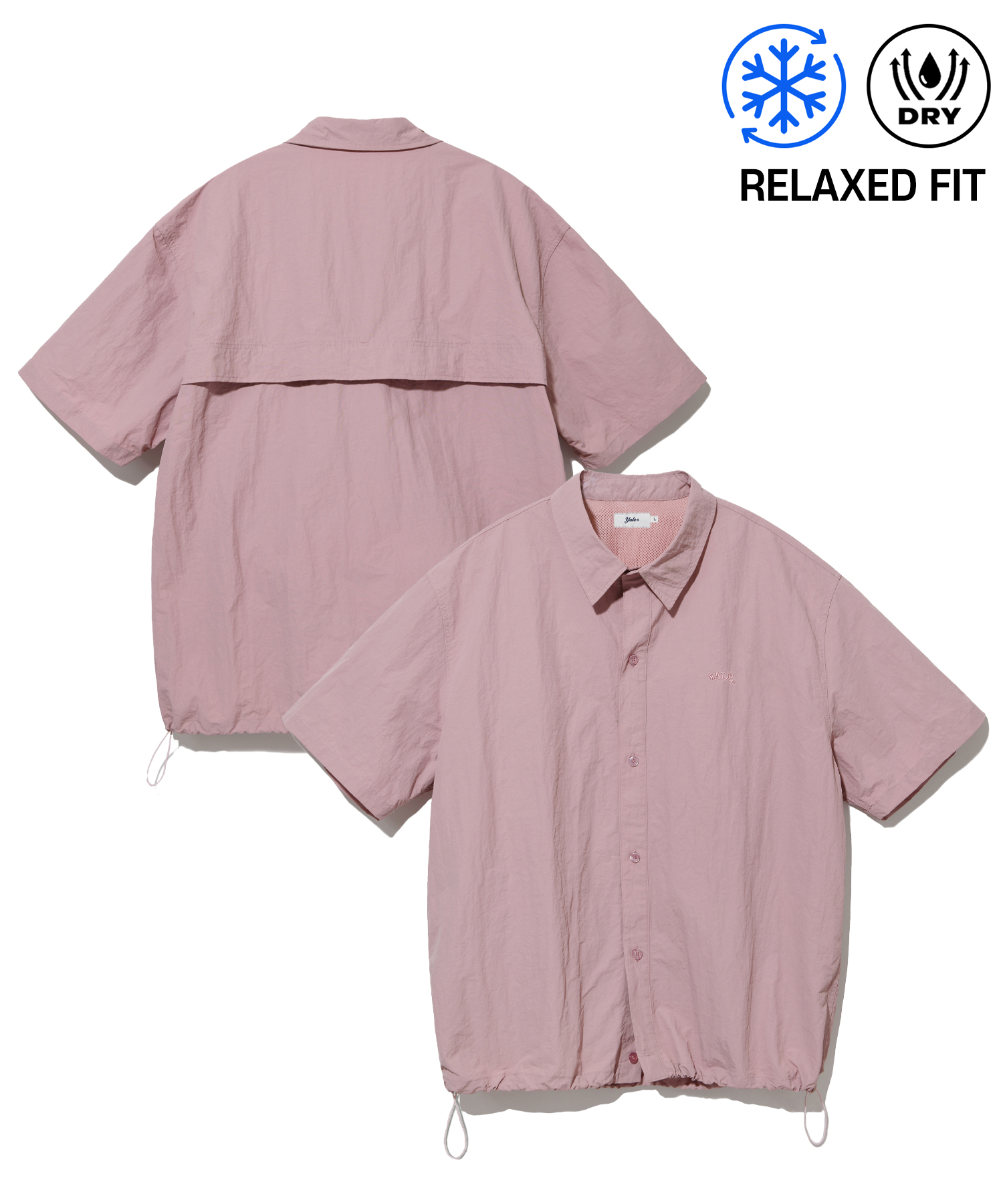[ONEMILE WEAR] NYLON RELAXED FIT COACH SHIRT VTG PINK