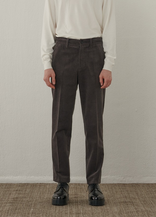 코듀로이 배기팬츠 차콜CORDUROY BAGGY PANTS CHARCOAL