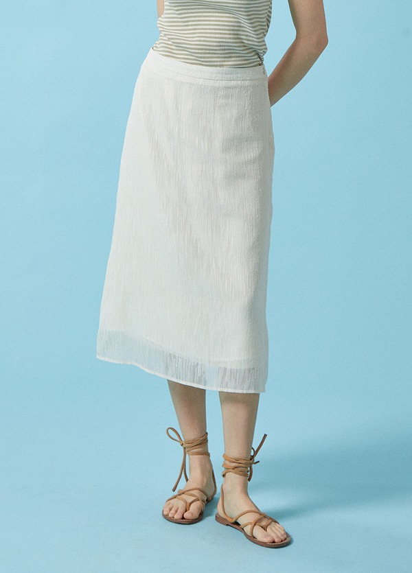 썸머 쉬폰 롱스커트 Summer chiffon long skirt