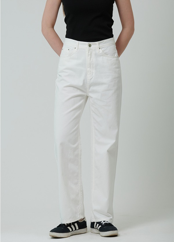 스트레이트핏 코튼 팬츠 Straight-fit Cotton Pants