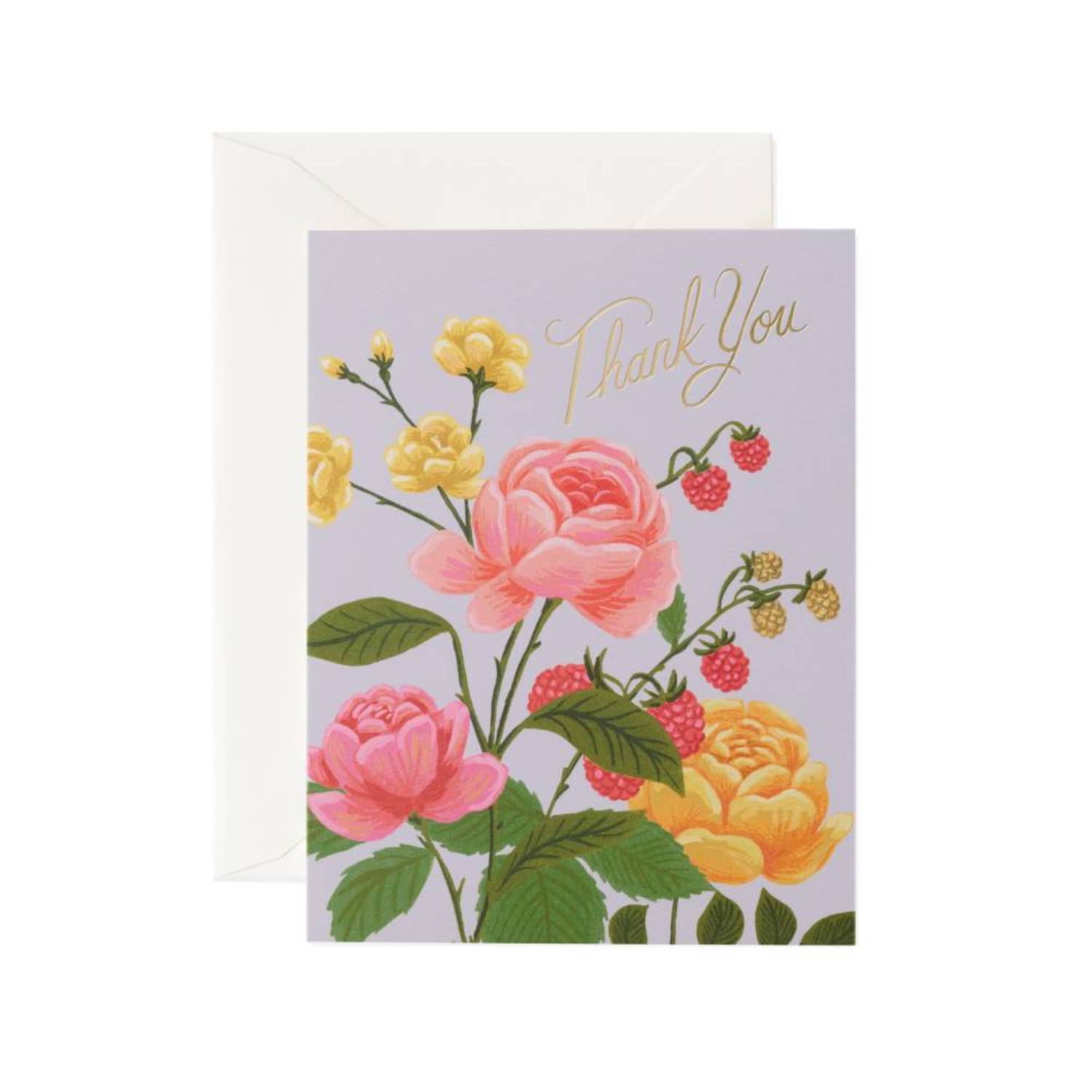 라이플페이퍼 Roses Thank You Card 감사 카드