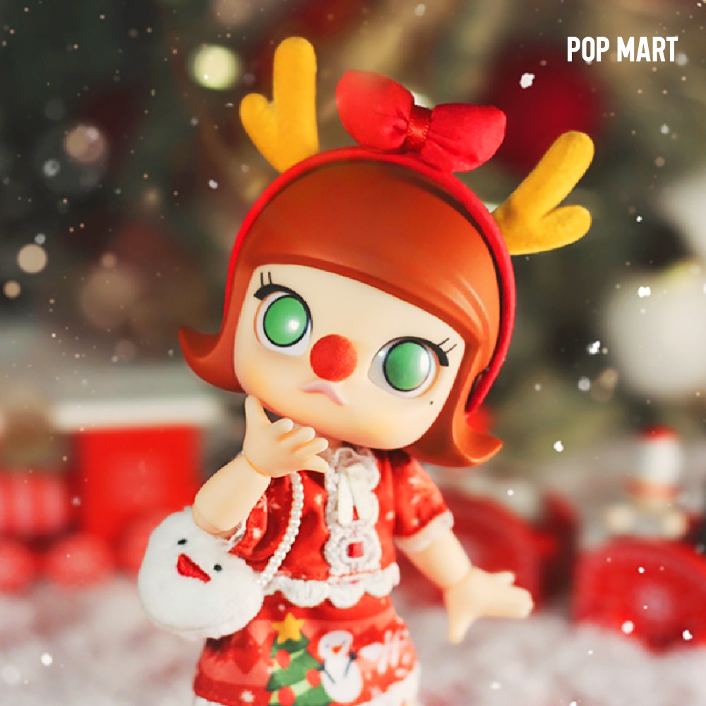 POP MART KOREA, Molly Christmas Reindeer BJD - 몰리 BJD 루돌프