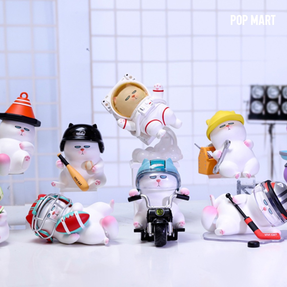 POP MART KOREA, Vivi Cat Helmet - 비비캣 헬멧 시리즈 (박스)