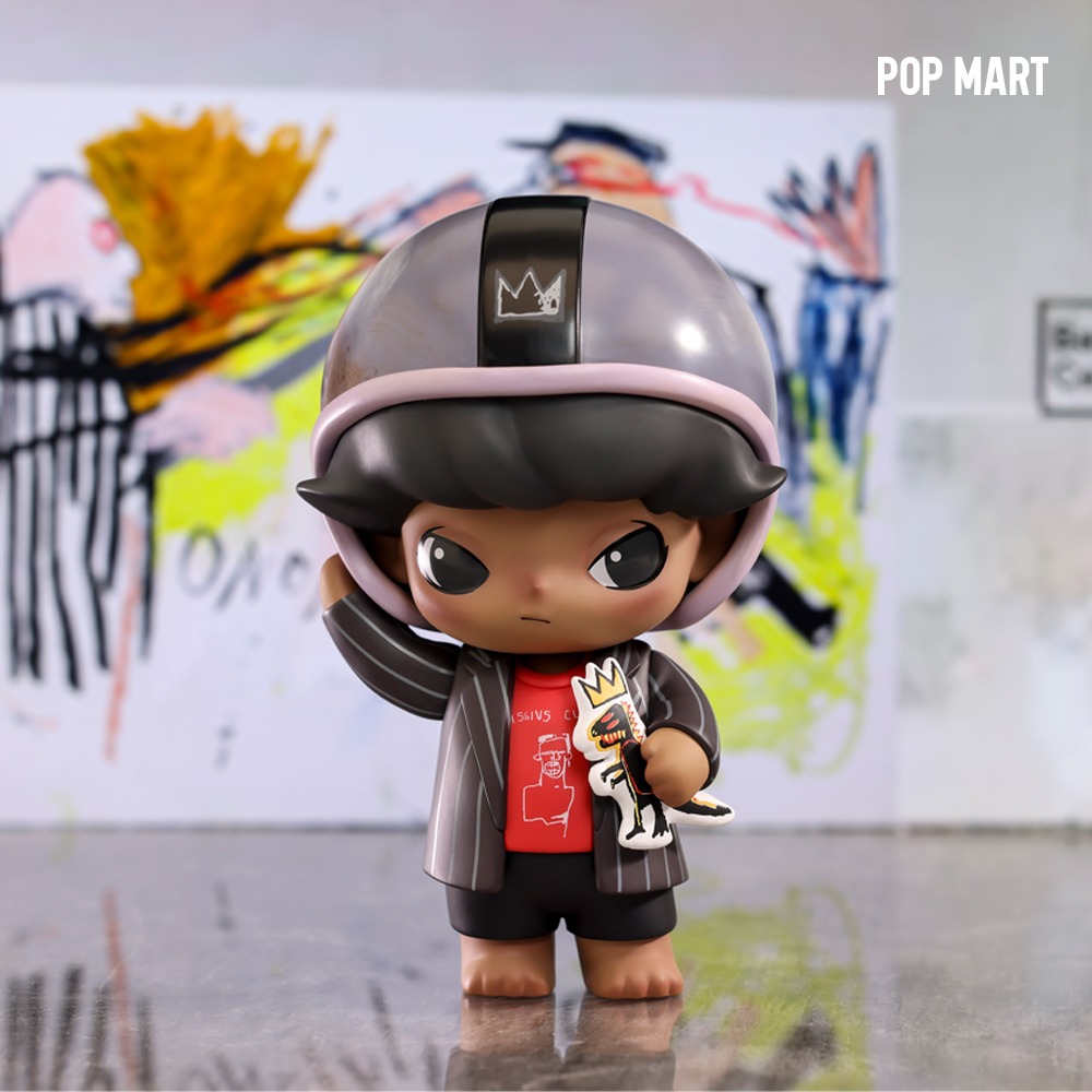 POP MART KOREA, DIMOO X JEAN-MICHEL BASQUIAT - 디무 X 장 미쉘 바스키아 001 ＆ 002 Big