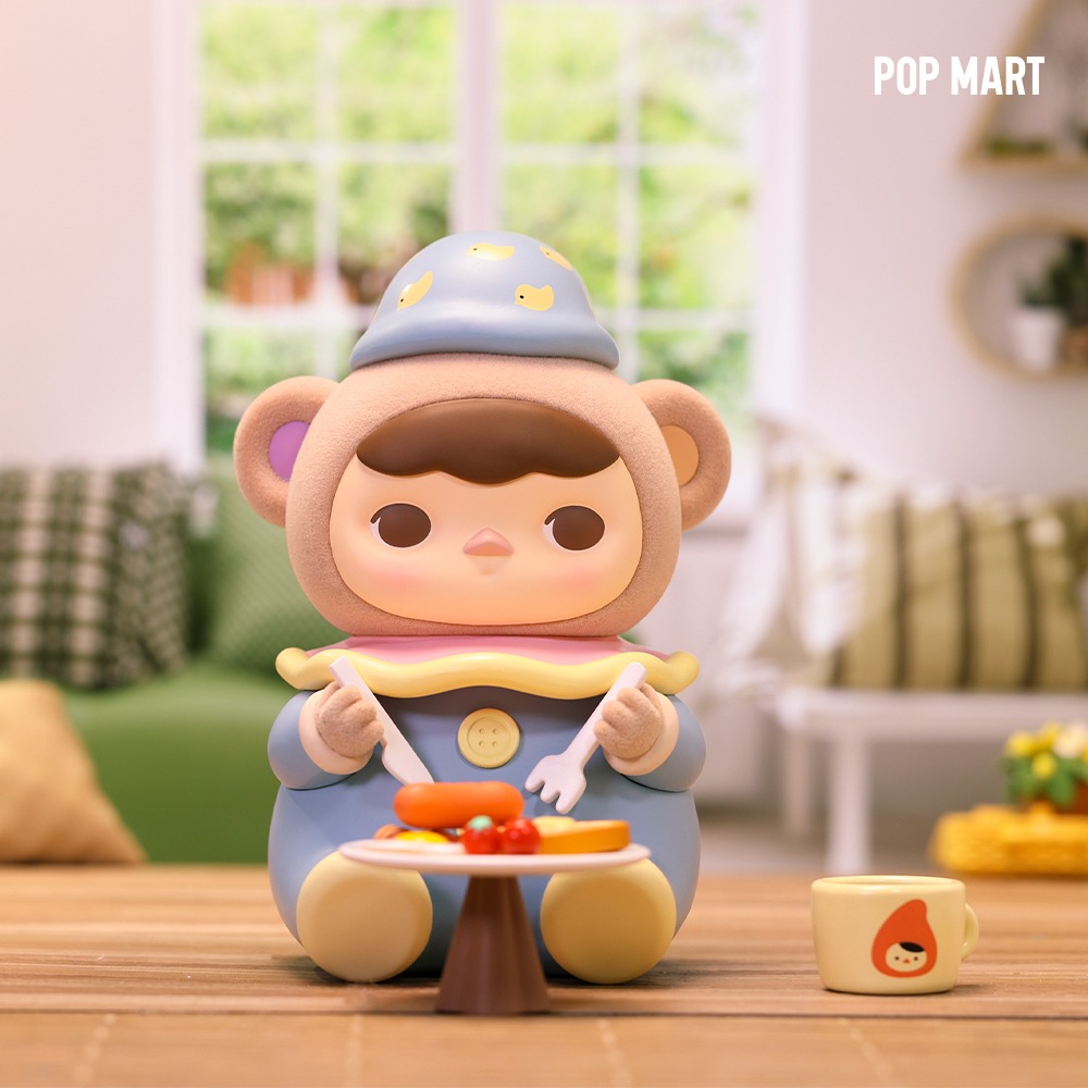 POP MART KOREA, Pucky All Day Breakfast Bear Baby Big - 푸키 브렉퍼스트 Big