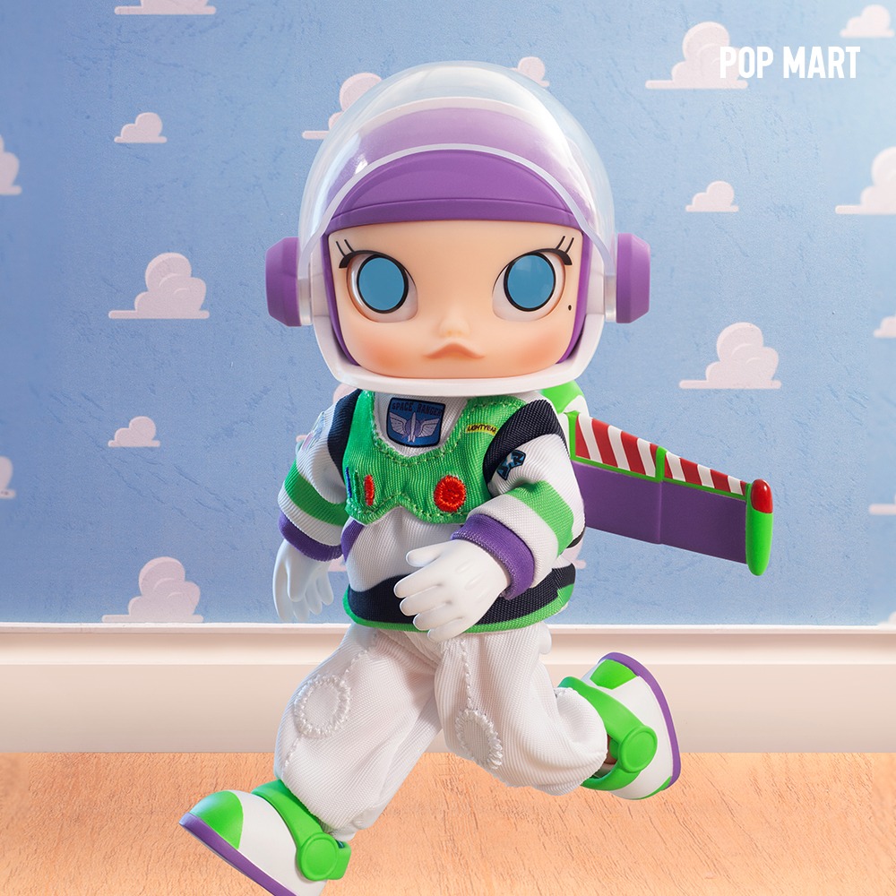 POP MART KOREA, MOLLY Buzz Lightyear Action Figure - 몰리 X 토이스토리 버즈 라이트이어 BJD