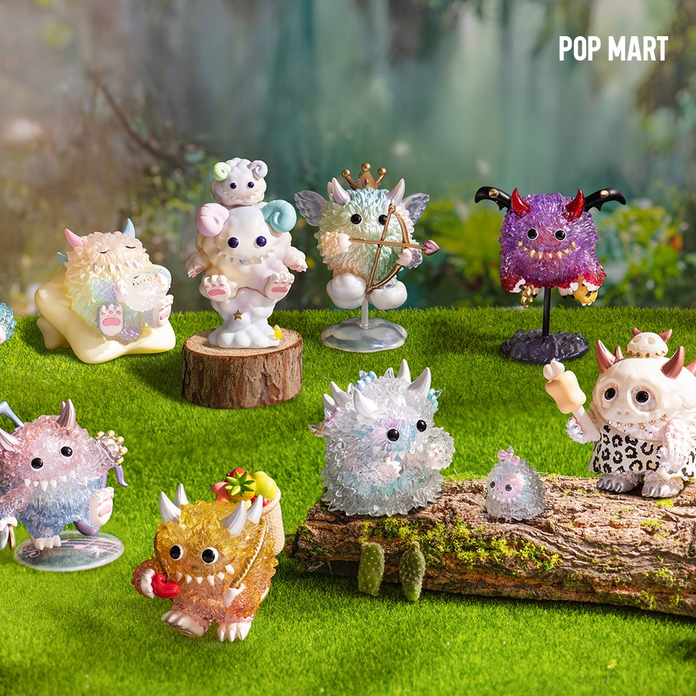 POP MART KOREA, INSTINCTOY Monster Fluffy Joyful Life - 인스팅토이 플러피 몬스터 조이풀 라이프 시리즈 (박스)