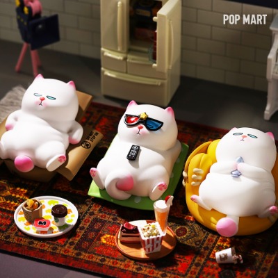 POP MART KOREA, Vivi Cat Lazily Sitting Set - 비비캣 게으른 고양이 시리즈 (박스)