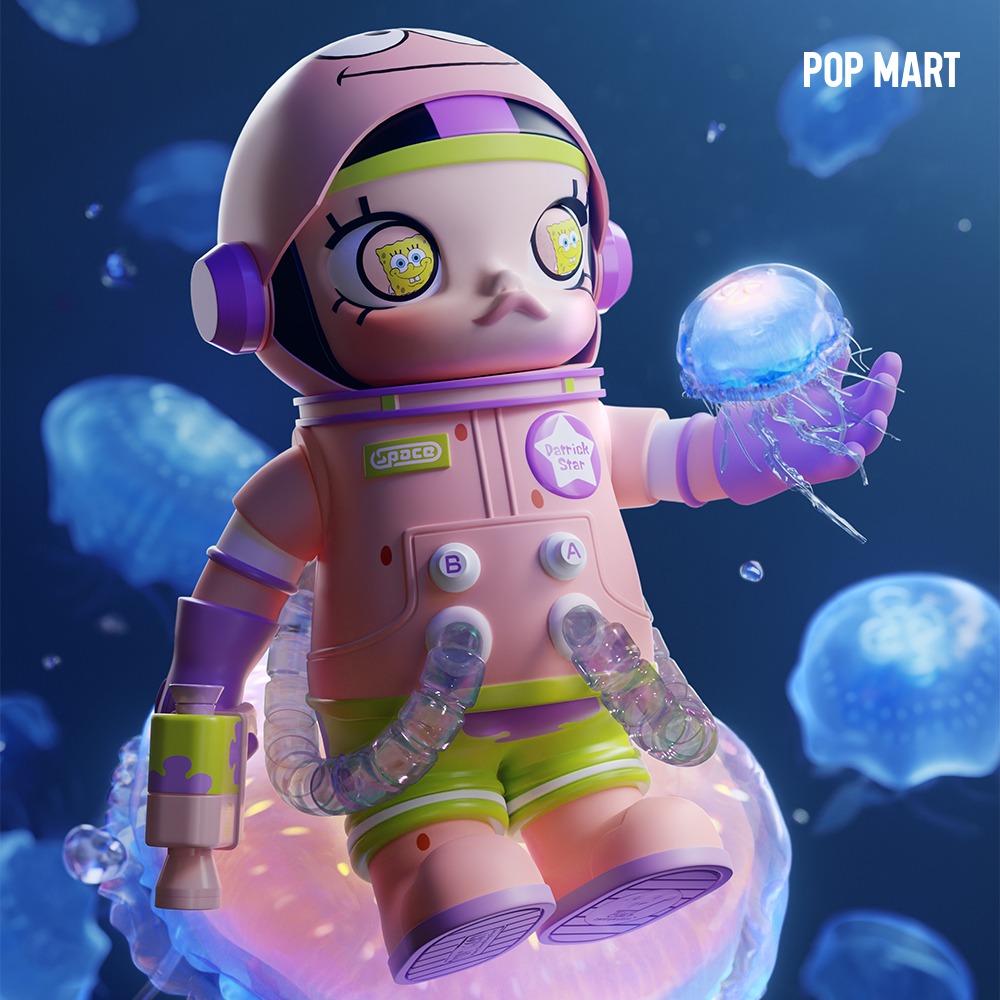 POP MART KOREA, MEGA SPACE MOLLY 1000% Patrick Star - 메가 스페이스 몰리 X 뚱이 1000%