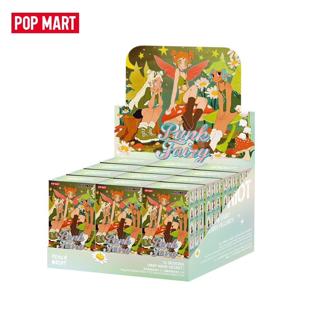POP MART KOREA, Peach Riot 피치라이엇 펑크 요정 밴드 시리즈 (박스)