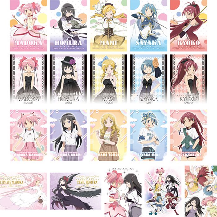 [22년5월 발매] MOVIC(무빅) 마법소녀 마도카 ☆ 마기카 마마마 굿즈 메모리얼 카드 컬렉션 BOX