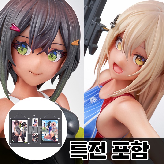 [24년8월 발매] ENSOUTOYS 1/7 ARMS NOTE 수영부의 부장짱 &amp; 후배짱 세트(특전포함)