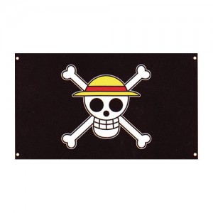 원피스 PIRATE FLAG 밀짚모자 루피 해적단 해적기 (해적 깃발)