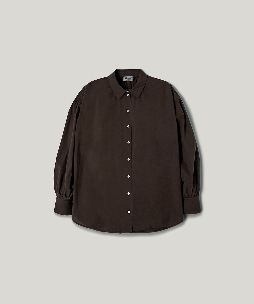 PVIL Shirring Shirts(Brown)
