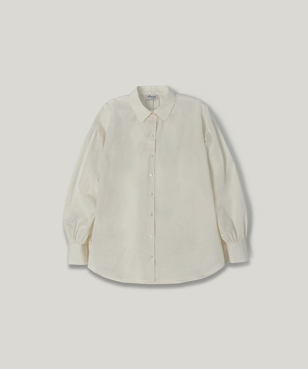 PVIL Shirring Shirts(Cream)