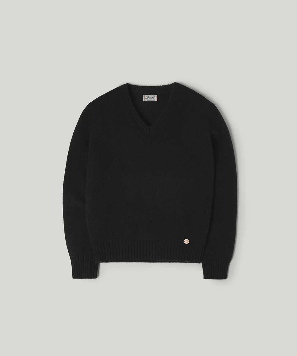 2ND · PVIL V-neck Sweater(Black)
